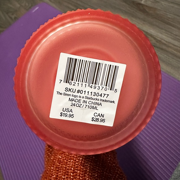 BNWT Starbucks Venti Pink Lemonade Studded Tumbler - Picture 3 of 3